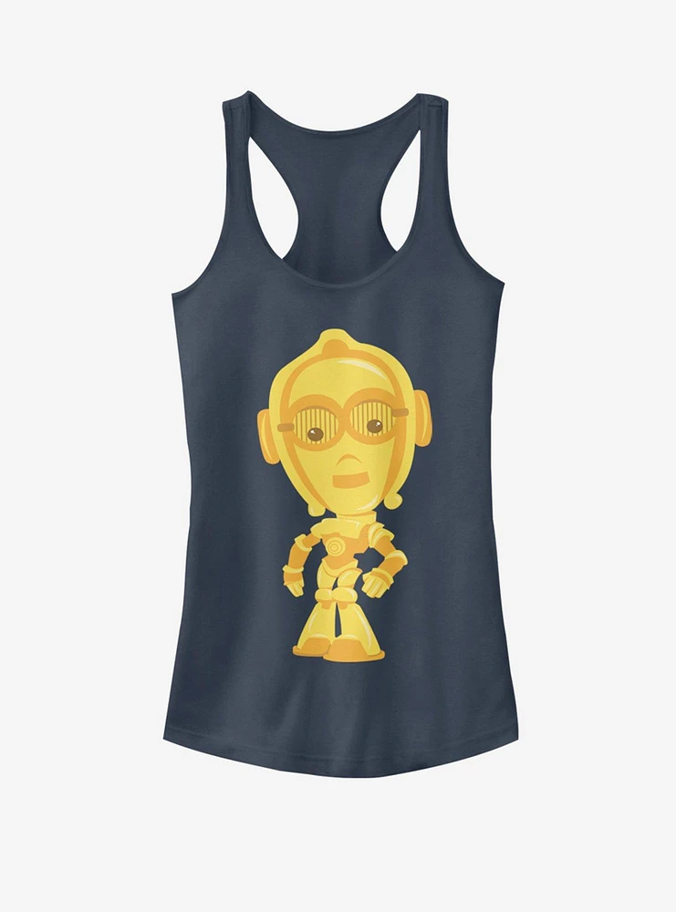 Star Wars C3P Cute Girls Tank