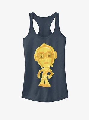 Star Wars C3P Cute Girls Tank