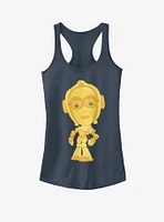 Star Wars C3P Cute Girls Tank