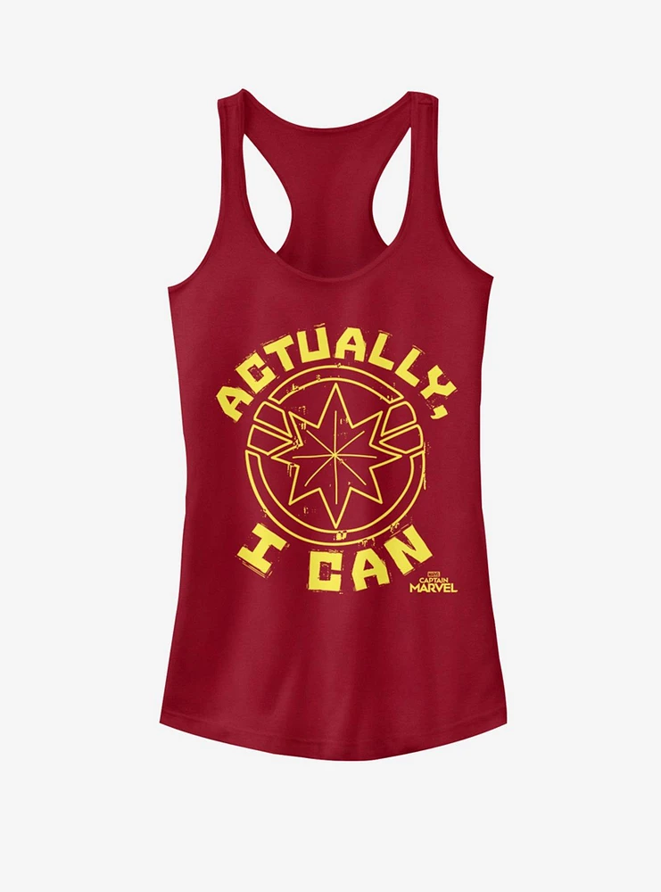 Marvel Captain Strong Female Girls Tank