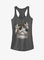 Star Wars Big Face Porgs Girls Tank