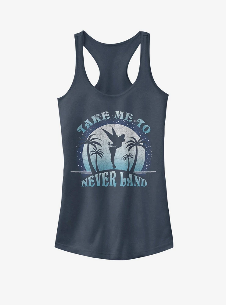 Disney Tinker Bell Take Me To Never Land Girls Tank