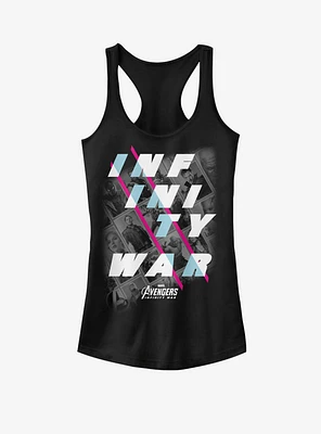 Marvel Avengers Slanted Text Girls Tank