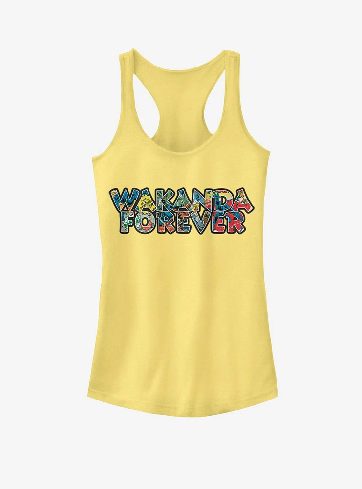 Marvel Black Panther Retro Wakanda Girls Tank