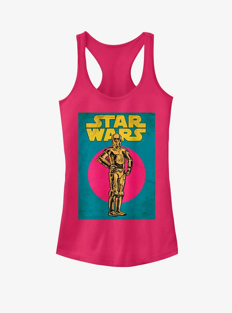 Star Wars C3PO Card Girls Tank