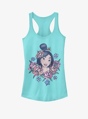 Disney Mulan Floral Girls Tank