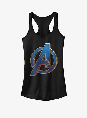 Marvel Avengers Blue Logo Girls Tank