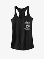 Disney Tinker Bell Skull Rocket Flag Girls Tank