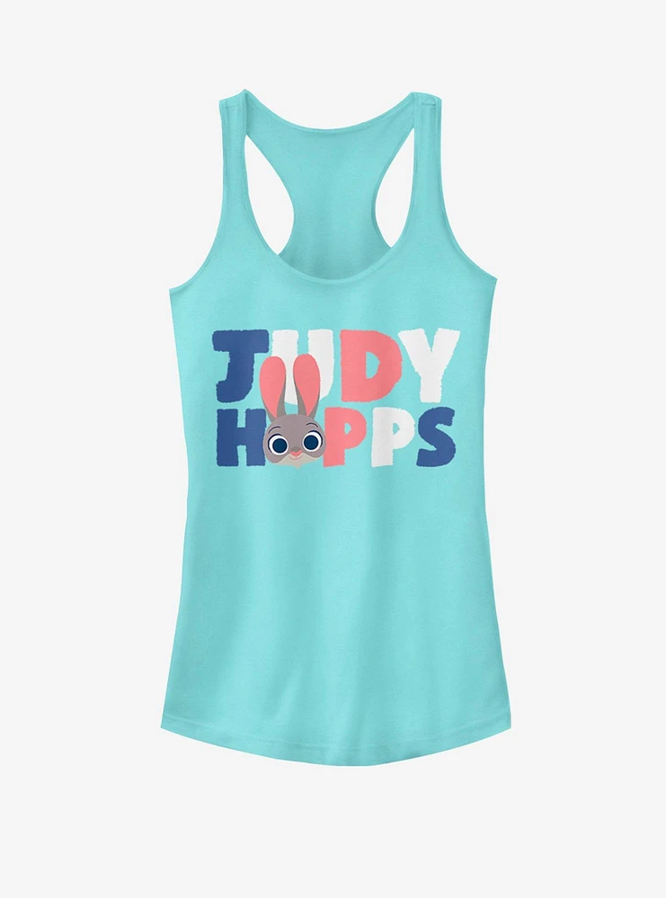 Disney Zootopia Judy Hopps Face Girls Tank