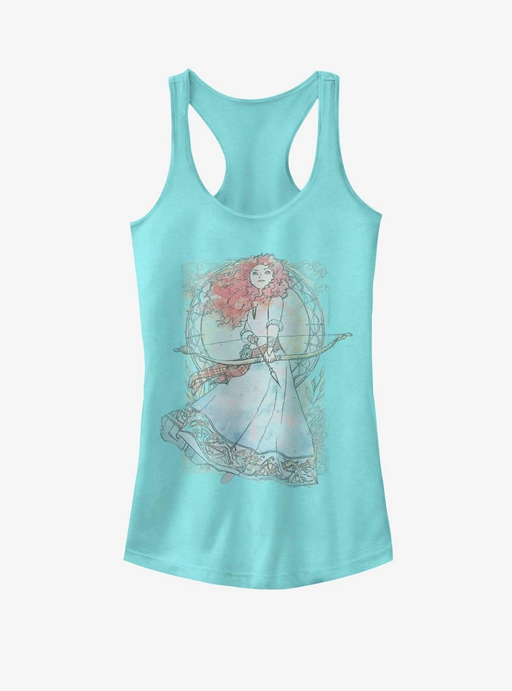 Disney Pixar Brave Watercolor Girls Tank