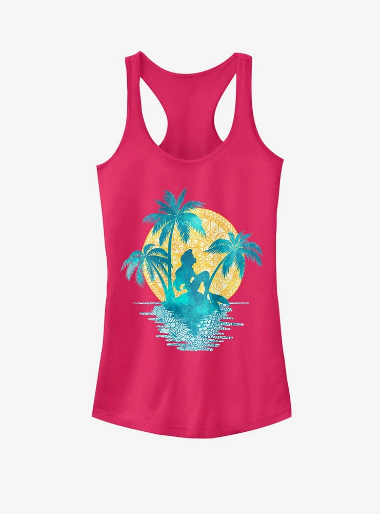 Disney The Little Mermaid Patterned Ariel Girls Tank