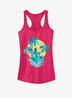 Disney The Little Mermaid Patterned Ariel Girls Tank