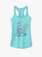 Marvel Guardians of the Galaxy Grootient Girls Tank