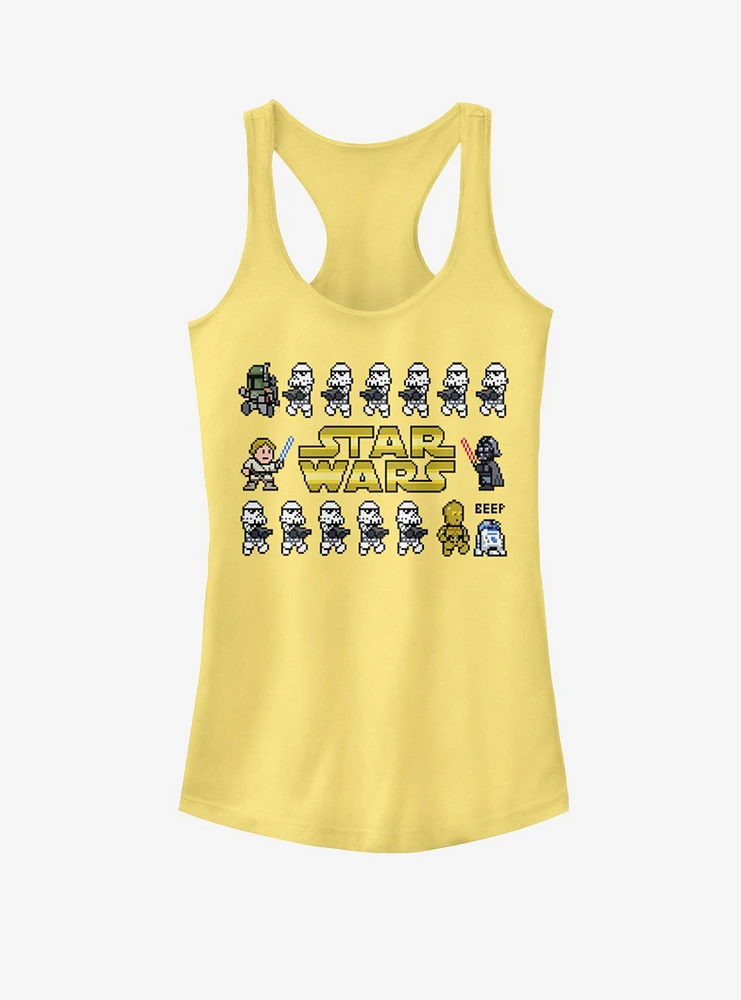 Star Wars Pixel Line Girls Tank