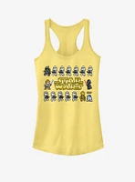 Star Wars Pixel Line Girls Tank