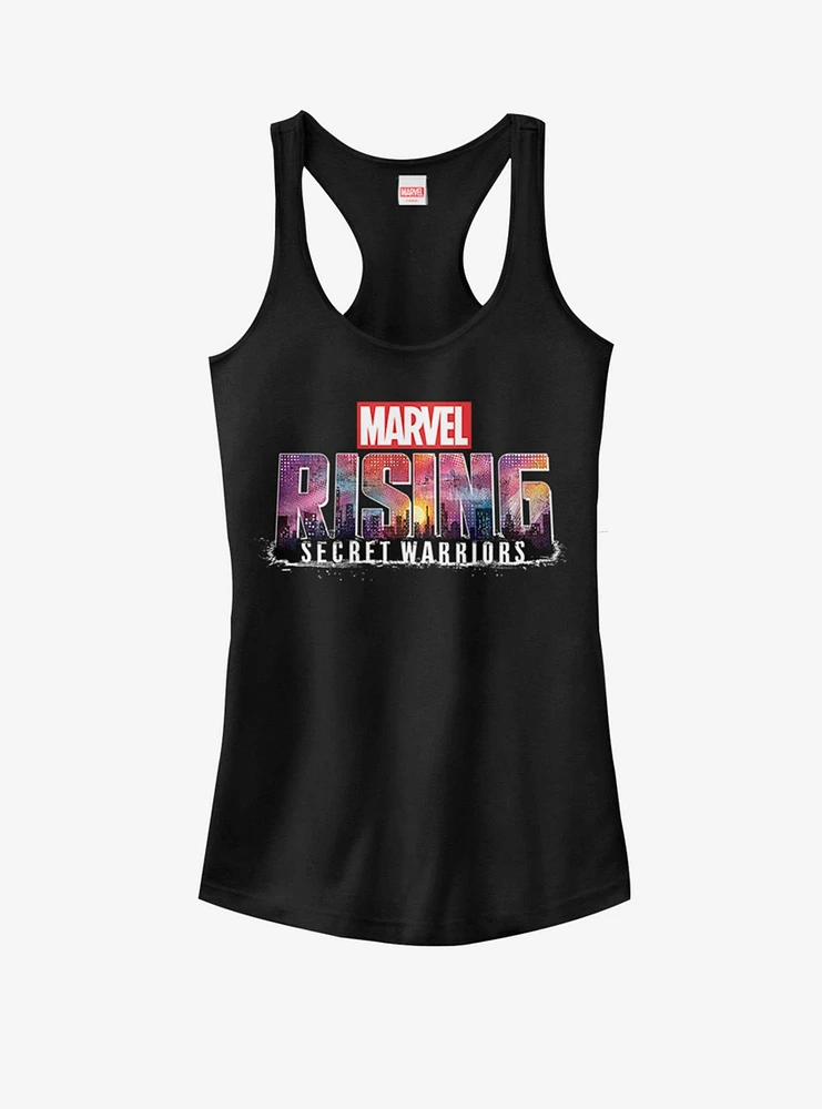 Marvel Secret Wars Logo Girls Tank