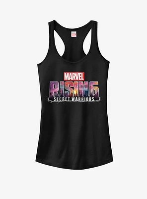 Marvel Secret Wars Logo Girls Tank