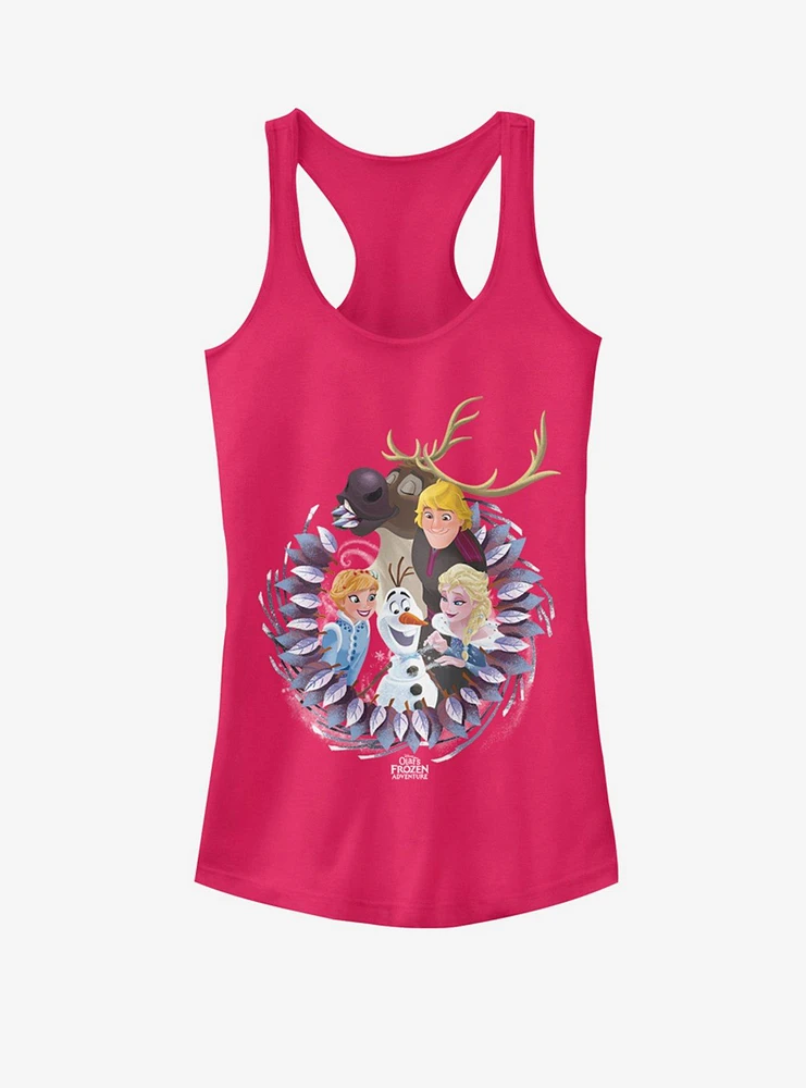 Disney Frozen Wreath Group Girls Tank