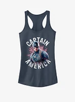 Marvel Captain America Burst Girls Tank