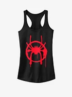 Marvel Spider-Man Miles Symbol Girls Tank