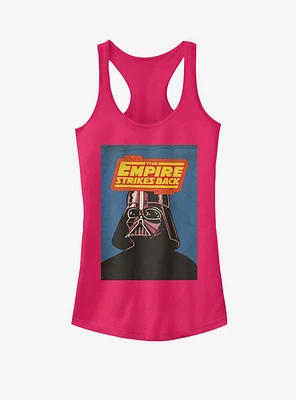 Star Wars Purple Darth Card Girls Tank