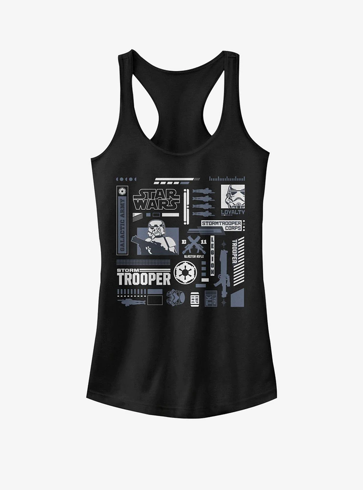 Star Wars Trooper Elements Girls Tank