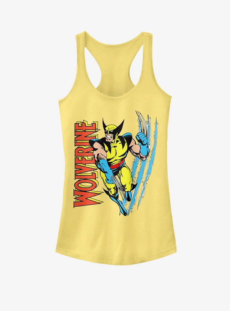 Marvel Wolverine Wolvie Claw Flip Girls Tank