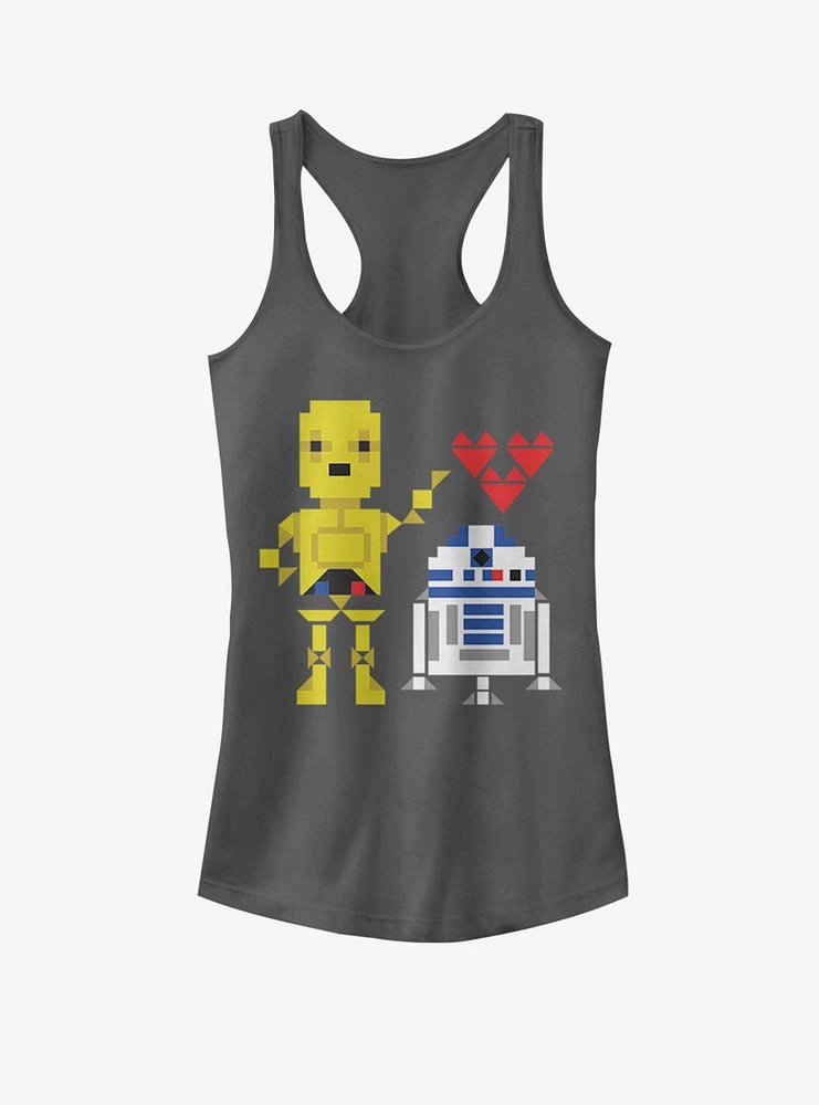 Star Wars R2D2 C3PO Love Girls Tank