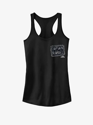 Marvel Captain Patch Girls Tank