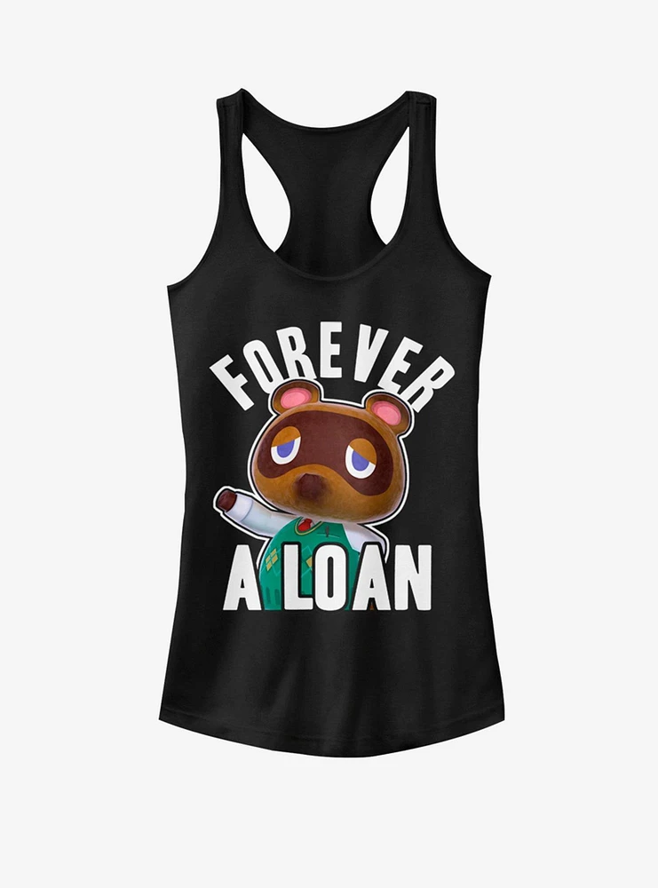 Nintendo Animal Crossing Mr. Nook Forever A Loan Girls Tank