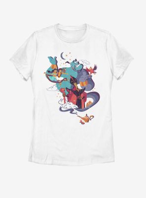 Disney Aladdin Vintage Poster Womens T-Shirt