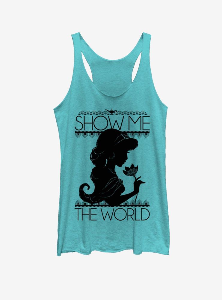 Disney Aladdin Jasmine Silo Womens Tank Top