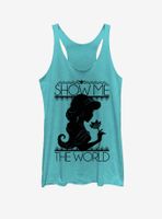 Disney Aladdin Jasmine Silo Womens Tank Top