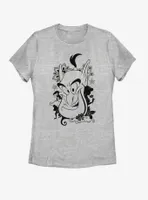 Disney Aladdin Genie Lotus Womens T-Shirt