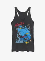 Disney Aladdin Genie Sparkle Womens Tank Top