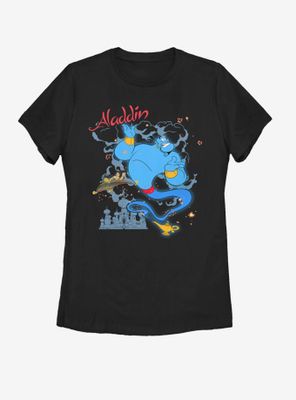 Disney Aladdin Genie Sparkle 3 Womens T-Shirt