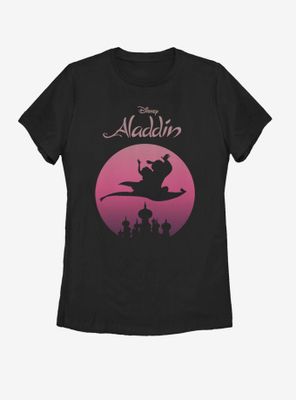 Disney Aladdin Flying High Womens T-Shirt