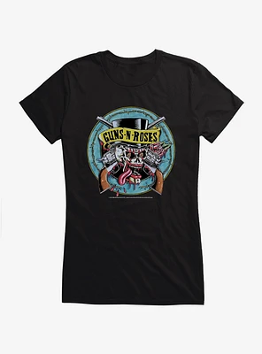 Guns N' Roses Suicide Skull Girls T-Shirt