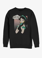 Disney Aladdin Jasmine Long Hair Don't Care Sweatshirt