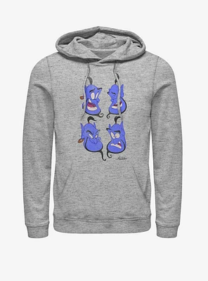 Disney Aladdin Genie Faces Hoodie