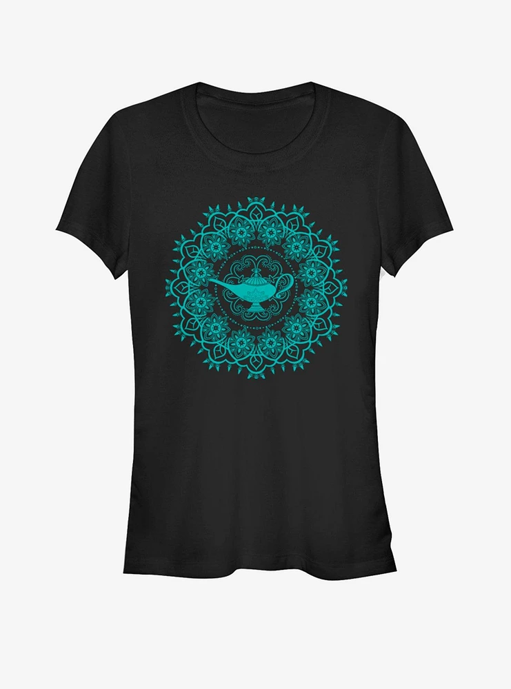 Disney Aladdin Lamp Mandala Girls T-Shirt