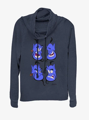 Disney Aladdin Genie Faces Girls Sweatshirt