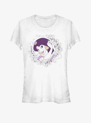 Disney Aladdin Jasmine Flowers Girls T-Shirt