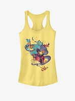 Disney Aladdin Vintage Poster Girls Tank