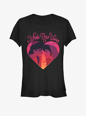 Disney Aladdin & Jasmine A Whole New Love Girls T-Shirt