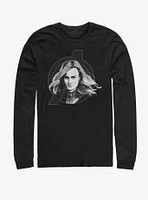 Marvel Avengers: Endgame Black and White Long-Sleeve T-Shirt