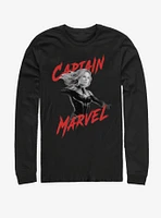 Marvel Avengers: Endgame High Contrast Captain Long-Sleeve T-Shirt