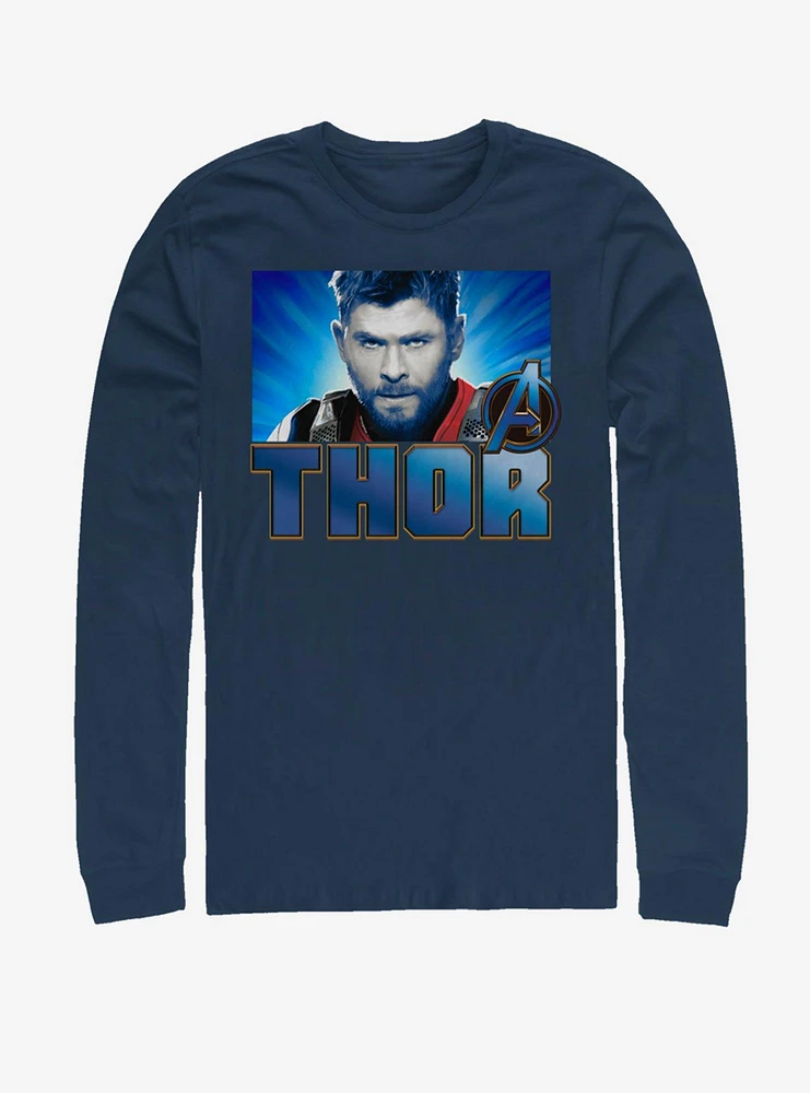 Marvel Avengers: Endgame Thor Gaze Long-Sleeve T-Shirt