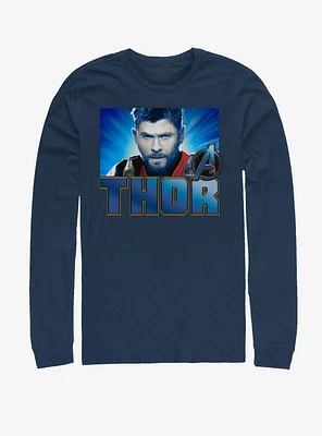 Marvel Avengers: Endgame Thor Gaze Long-Sleeve T-Shirt