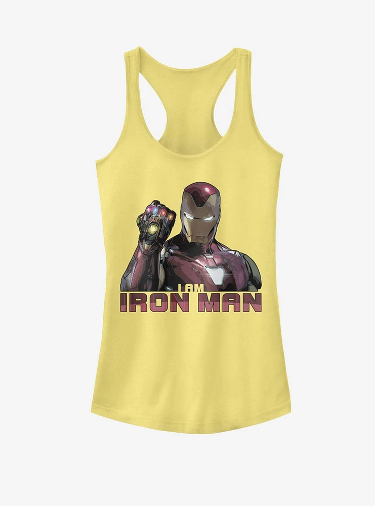 Marvel Avengers: Endgame Iron Man Stones Girls Tank